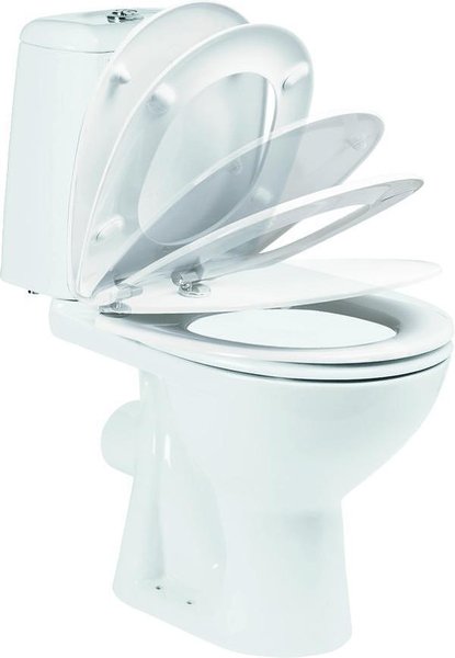 WC комплект Korona, хоризонтално оттичане, седалка с плавно затваряне, Vidima  

6