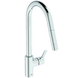 Висок кухненски смесител Gusto Ideal Standard с изтеглящ се чучур

6.