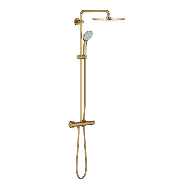 Душ система Grohe Euphoria 310 с термостат, цвят brushed cool sunrise, за баня  

17