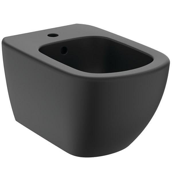 Черен мат конзолно биде, елегантен дизайн, от Ideal Standard, за модерна баня  

9