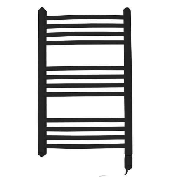 Електрическа лира за баня Europa Black E, 500W, черен цвят, Tedan, за отопление  

5