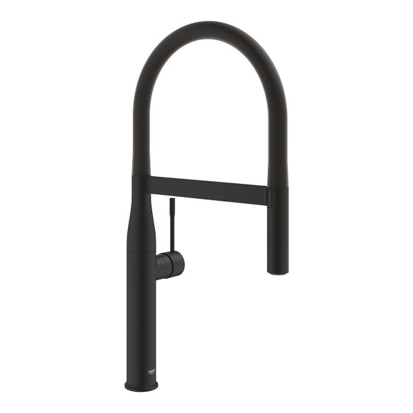 Кухненски смесител Grohe Essence с гъвкав шлаух, черен, за кухня, онлайн  

18