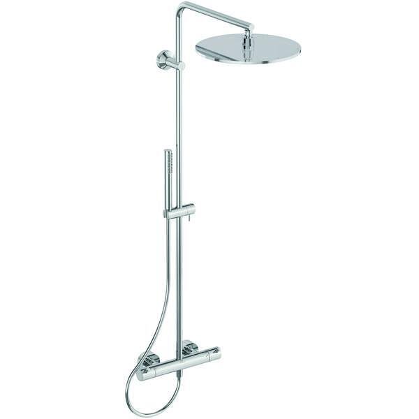 Душ система Ideal Standard Ceratherm T125 с хромов финиш, стенен термостат, за модерна баня

2