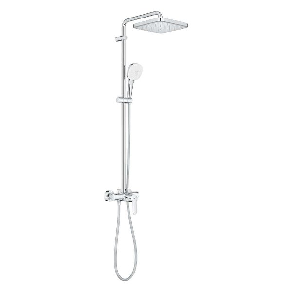 Душ система Grohe Tempesta Cosmopolitan 250, едноръкохватков смесител, модерен дизайн  

18
