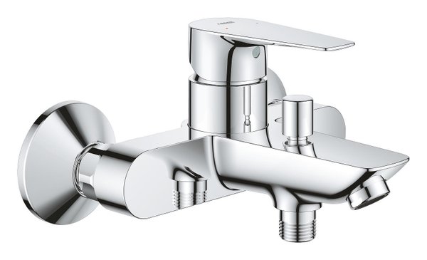 Смесител Grohe BauEdge за вана и душ, едноръкохватков, висококачествен материал  

14