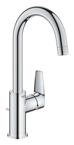 BauEdge Смесител за умивалник 1/2", едноръкохватков, L-размер