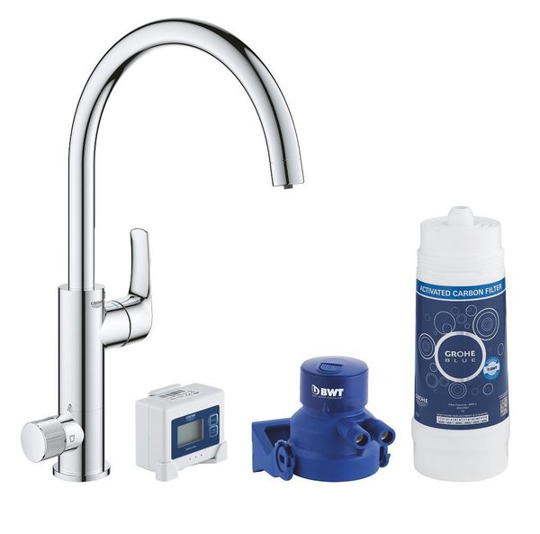 Кухненски смесител Grohe Blue Eurosmart с филтър, хром  

17