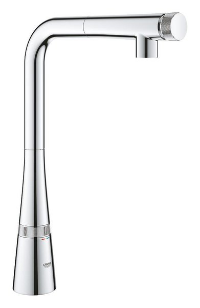 Смесител за мивка Grohe Zedra с SmartControl и L-образен дизайн, хром  

6