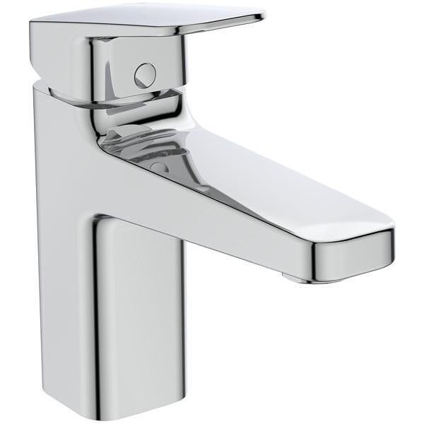 Ceraplan стоящ смесител за умивалник H90 с Click изпразнител