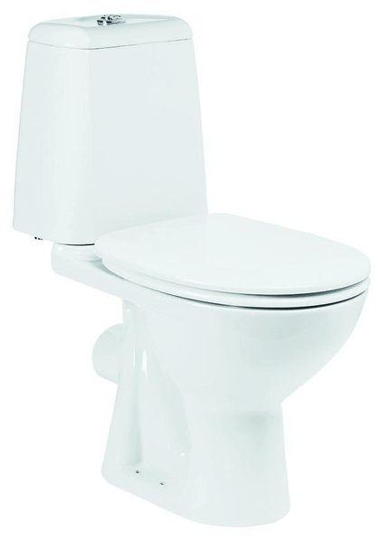 WC комплект Korona с хоризонтално оттичане, Vidima, бял цвят, за баня

4.