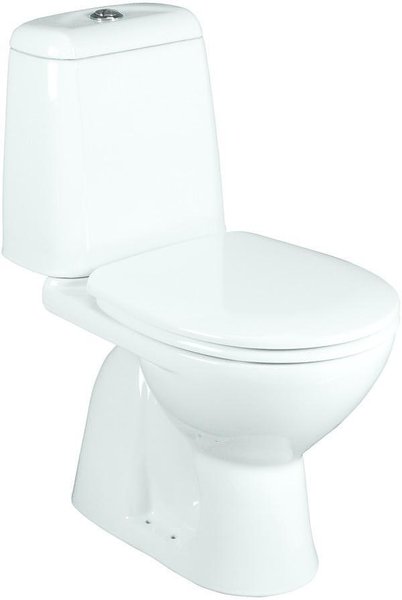 WC комплект Korona с вертикално оттичане от Vidima, бял цвят, компактен, за баня

3.